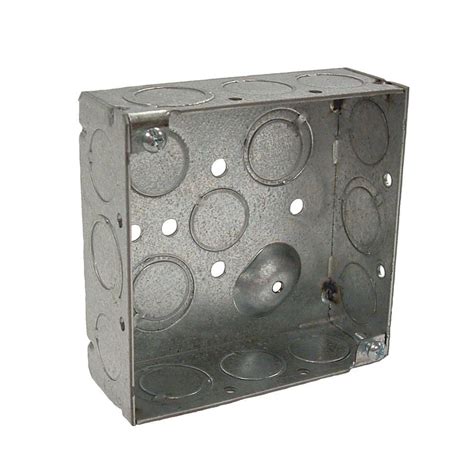 4 inch metal electrical box|4 square electrical box dimensions.